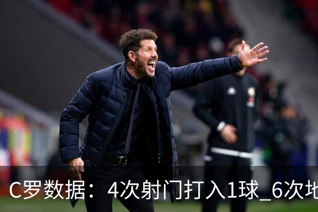 C罗数据：4次射门打入1球 6次地面对抗赢得5次